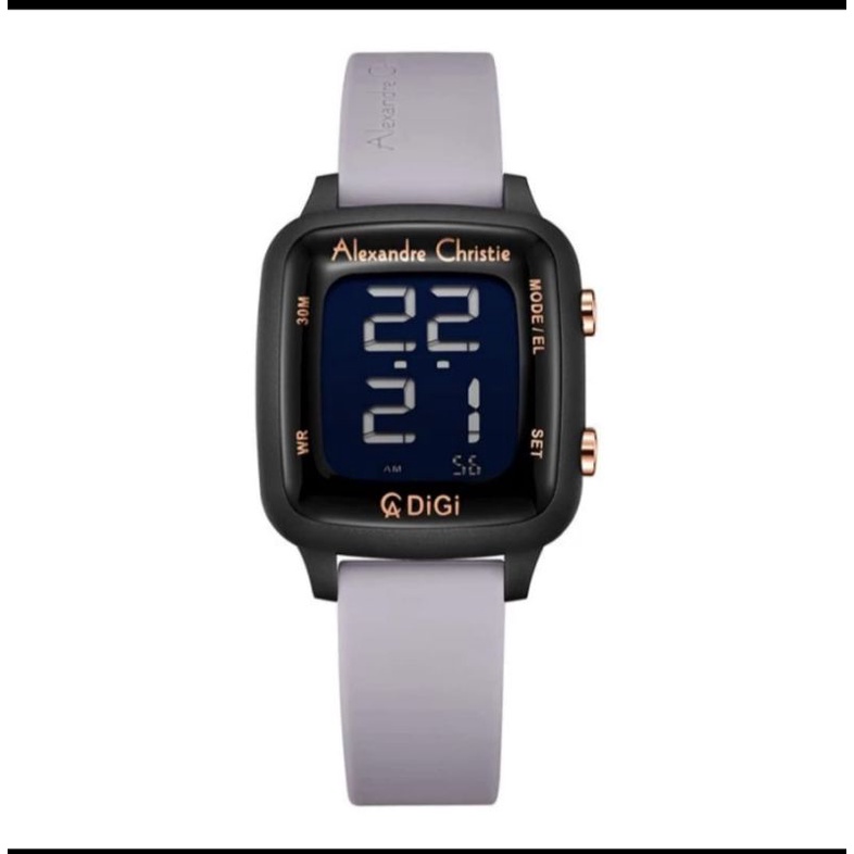 jam tangan wanita Alexandre Christie AC9369LH digital