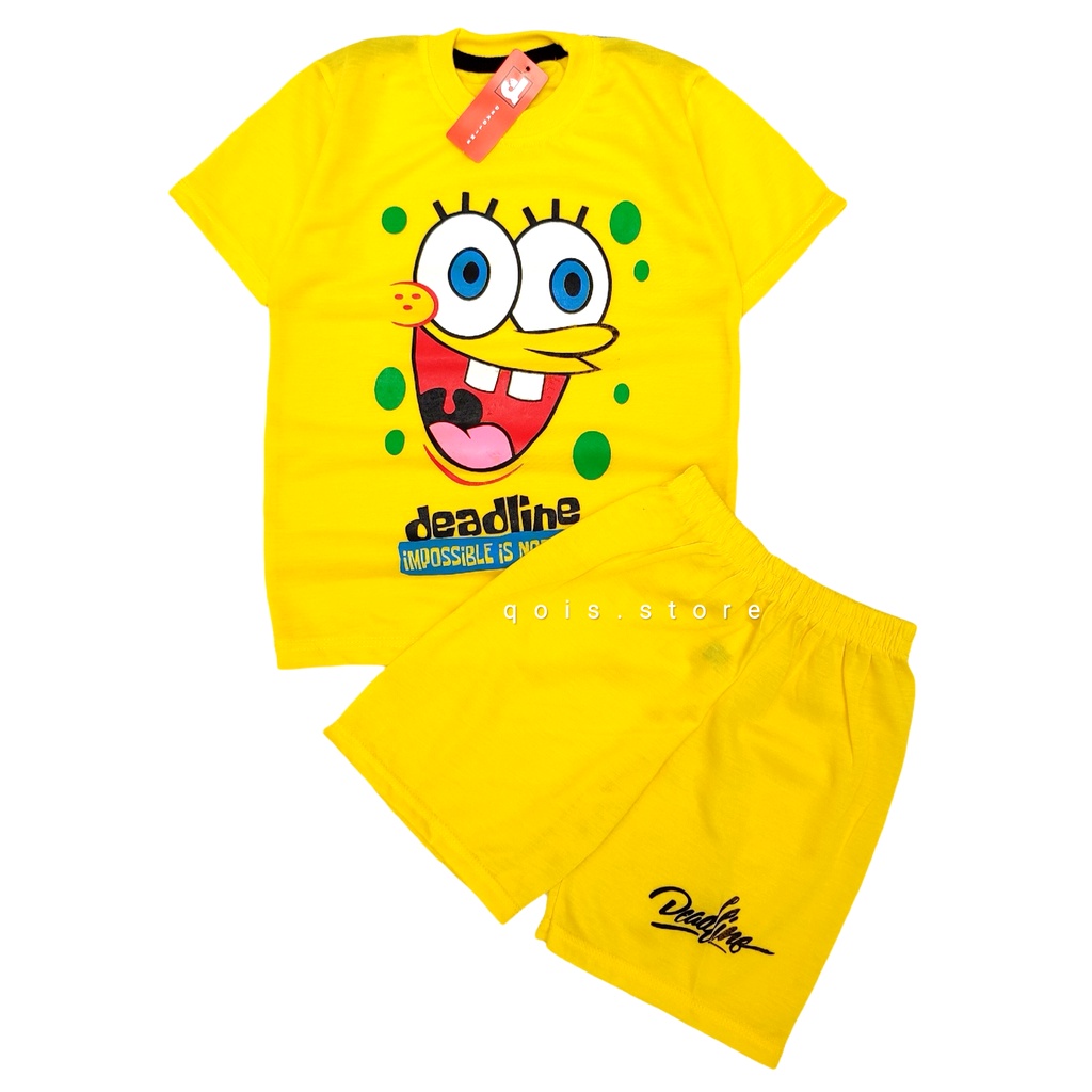 Setelan Anak Kuning SpongeBob