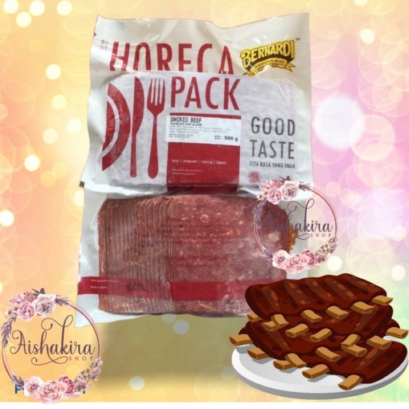 Bernardi smoked beef horeca pack 500gr