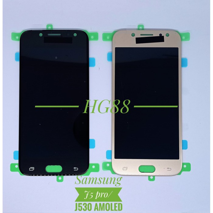LCD SAMSUNG J5 PRO/J5PRO/J530 AMOLED FULLSET TOUCHSCREEN ORI OEM - Hitam Murah