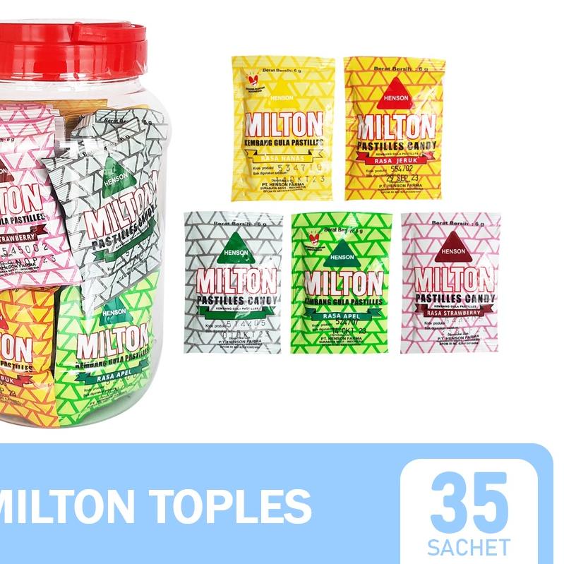 

➭ Milton Pastilles Toples Isi 35 Sachet ❋