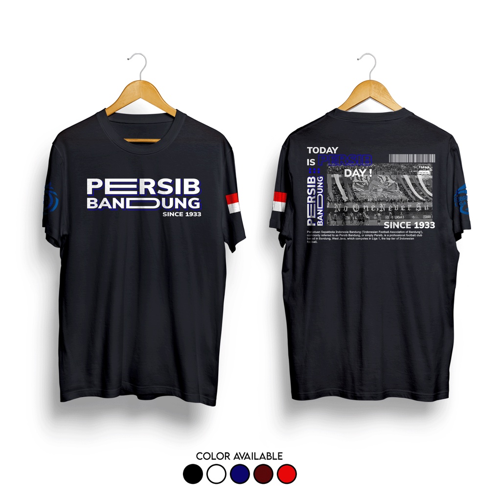 Kaos Persib Bandung Cotton Combed 30s Size M-XXL Ultras Bobotoh Stuff Merchandise Original Distro Mu