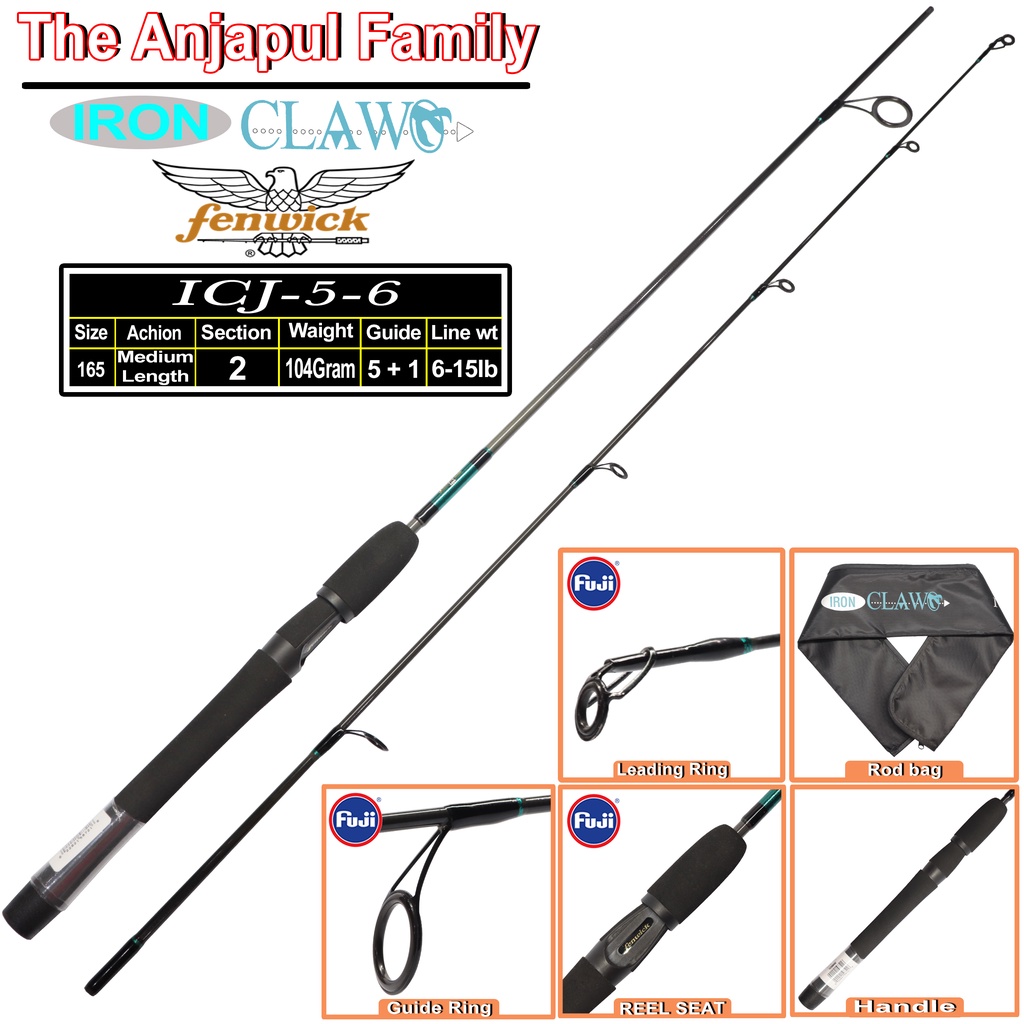 ROD FENWICK IRON CLAW ICJ CARBON