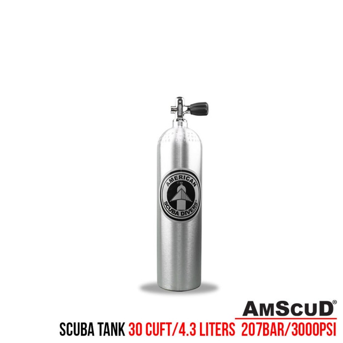 Terlaris Tabung Scuba Amscud 30 Cuft / Tabung Selam / Tabung Diving / Tank Dive