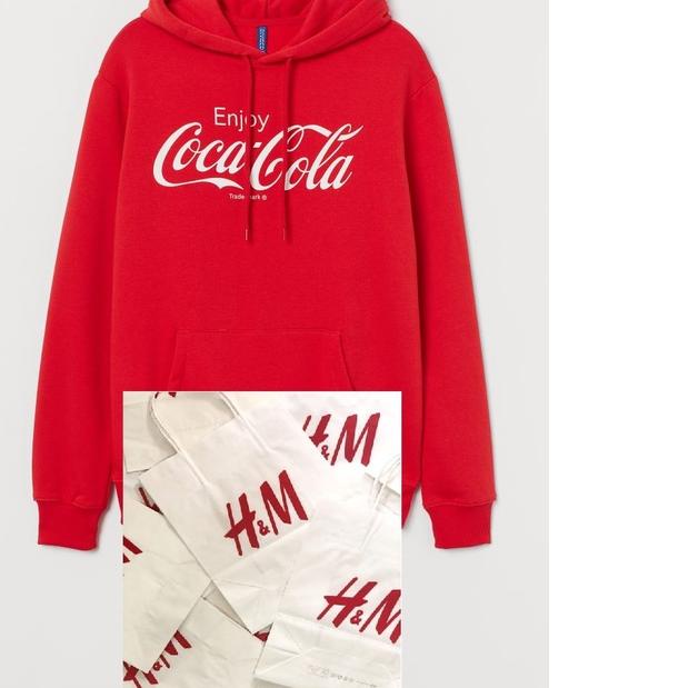 ❇ Hoodie H&M  Coca Cola Original ♞