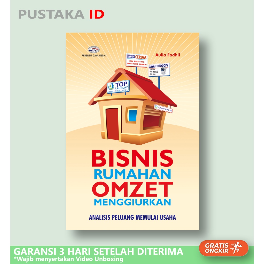 Buku Bisnis Rumahan Omzet Menggiurkan (Analisis Peluang Memulai Usaha) - Original