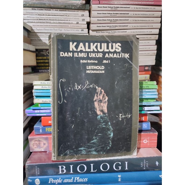 kalkulus dan ilmu ukur analitik. jilid 1. edisi 5. by Leithold
