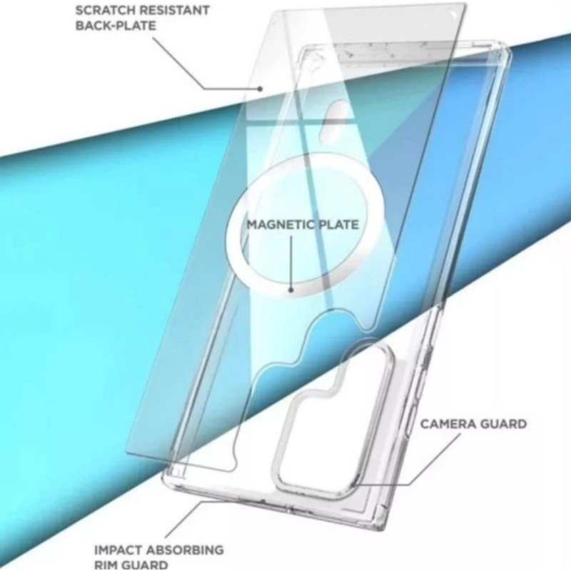 Samsung S23 S23 Plus S23 Ultra clear case magsafe magnetic