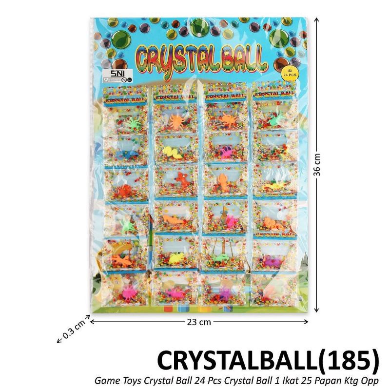 Mainan Anak Water Beads Animal / Hydrogel Warna Warni