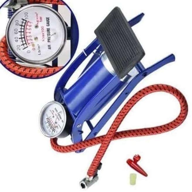 ✿ pompa angin injak kaki manual mini motor mobil sepeda pompa angin bola balon matras mini portable 