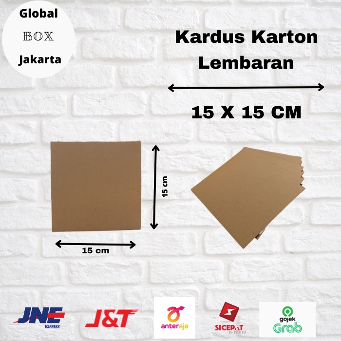 

KARDUS - KARTON LEMBARAN POLOS UKURAN 15x15