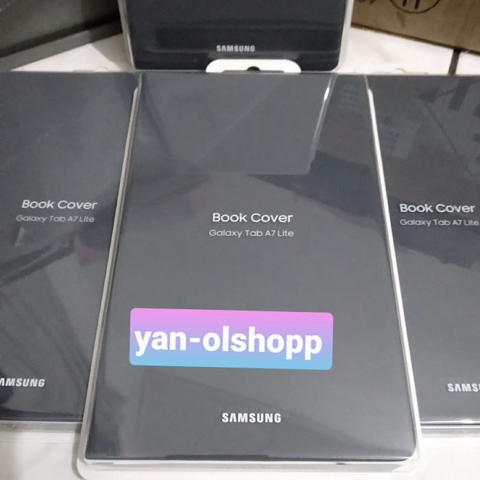 book cover tab a7 lite original samsung segel /New galaxy Tab A7 Lite Murah