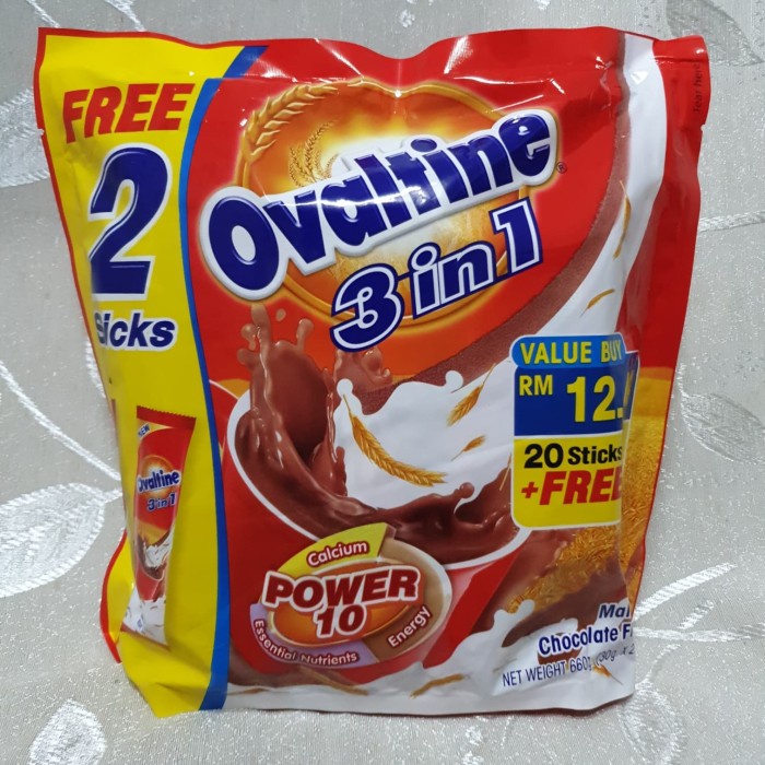 

[ COD ] OVALTINE 3 IN 1 MALAYSIA FREE 2 STICK