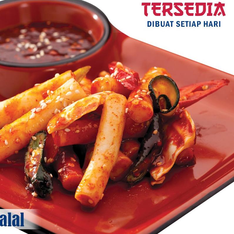 

☻ PLAZA KOREA TTEOKBOKKI 400 GR + SAUCE FRESH - TTEOK TOPOKKI TOKPOKI KOREAN FOOD RICE CAKE KUE BERAS KOREA ♡