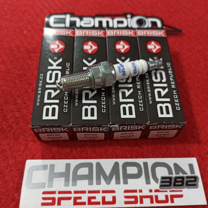 Busi Busi Motor Racing Brisk Copper Ar12C Beat Scoopy Spacy Fi Vario 125