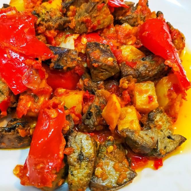 

♪ Sambel Goreng Ati Sapi Kentang / Ati Sapi Sambel Goreng Kentang | Atoek 500 Gram ❄