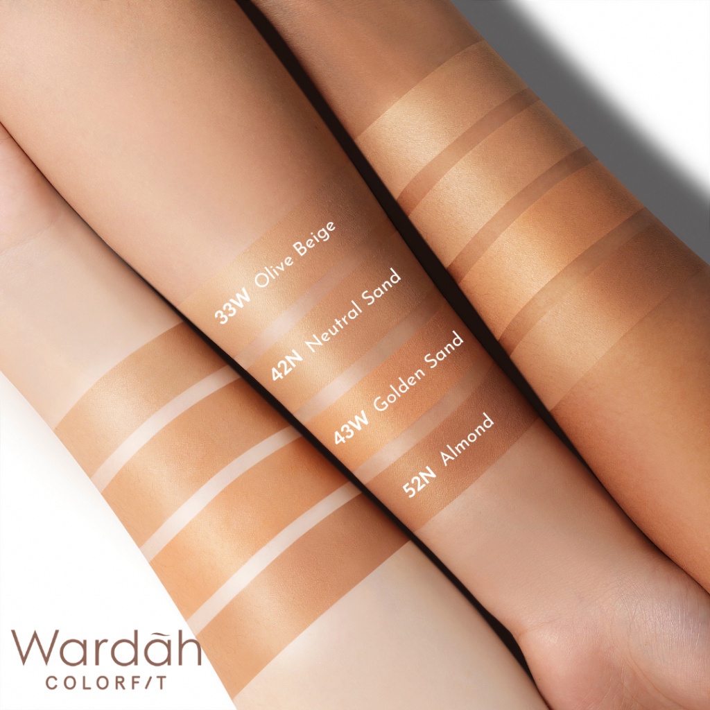 Wardah Refill Colorfit Perfect Glow Cushion SPF 33 PA++ - Alas Bedak  dengan SPF 33++ Tahan 12 Jam Hasil Glowing