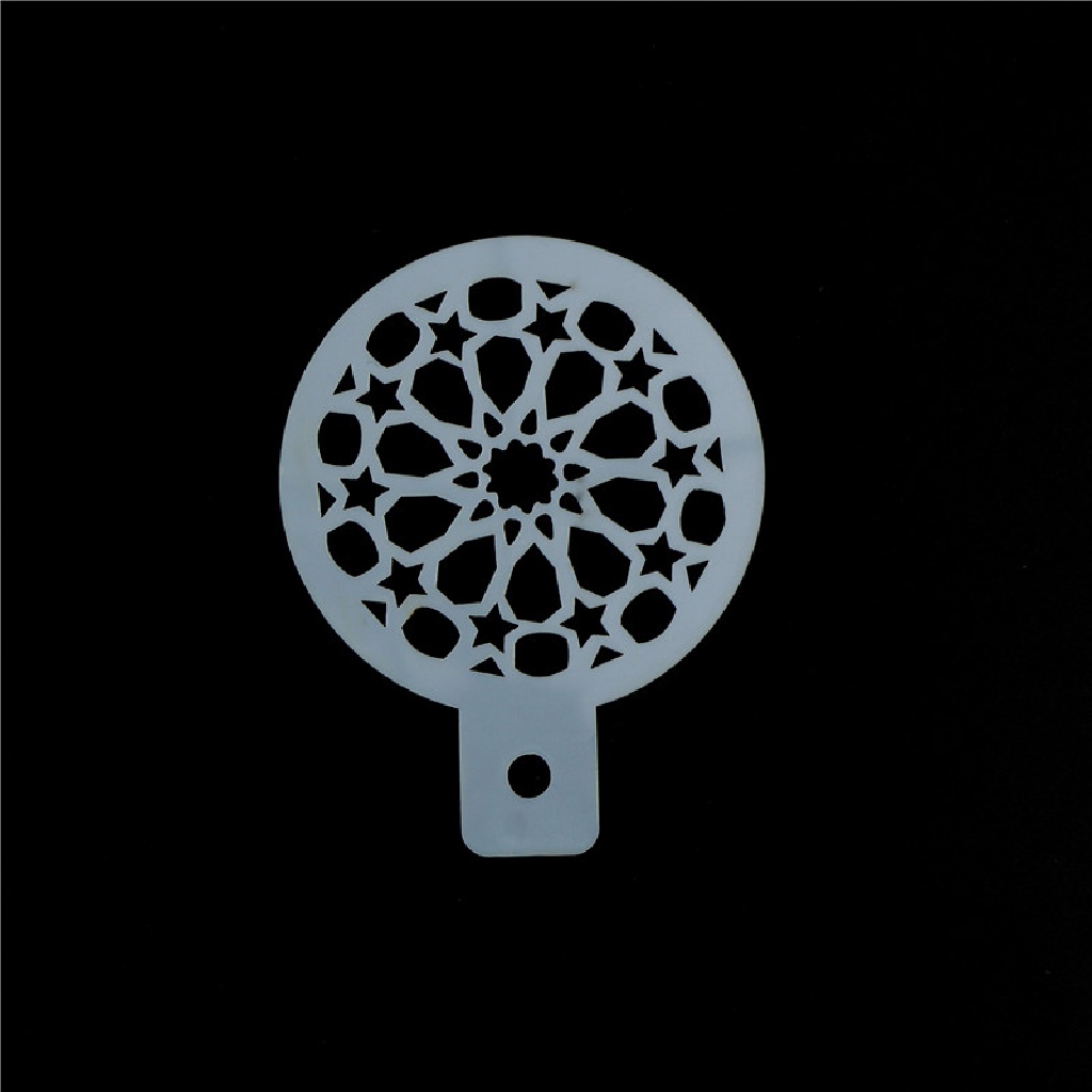 # Baju Lebaran # 8pcs/set Stensil Kue Desain Ramadhan Eid Mubarak Masjid~