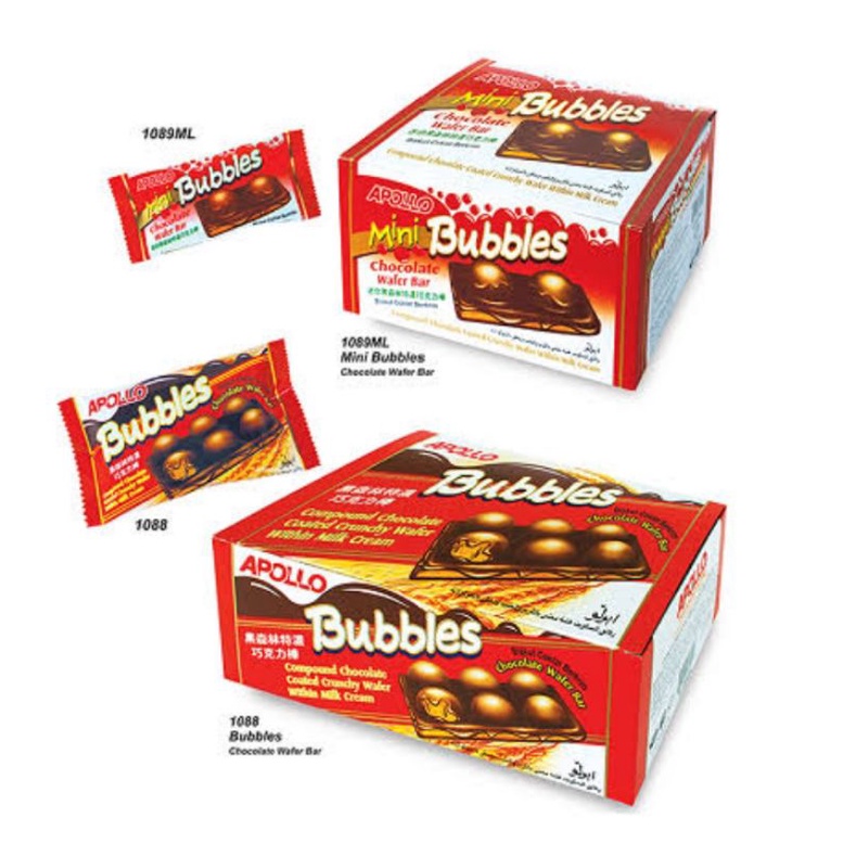 

APOLLO CHOCOLATE WAFER BAR BUBBLES