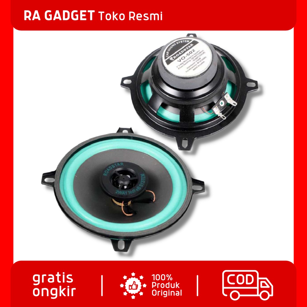 Speaker Mobil HiFi 5 Inch 100 W 1 PCS / Driver Speaker Mobil Super Bass Subwoofer Aktif Kolong Pintu