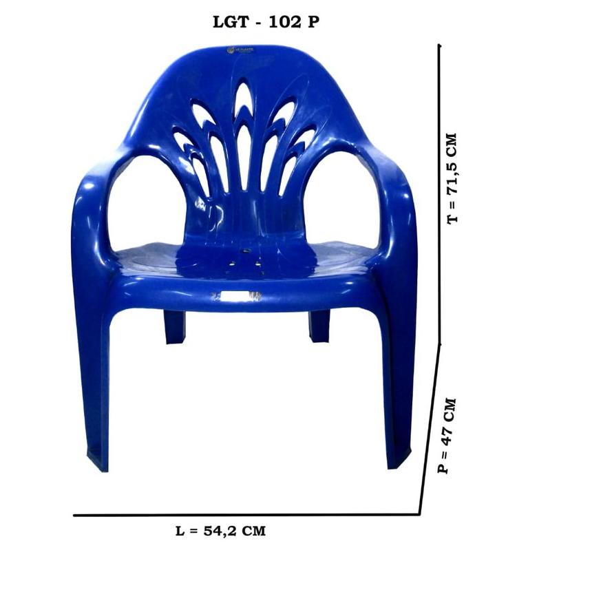 ♠ KURSI SANTAI PLASTIK / KURSI SENDER ♢