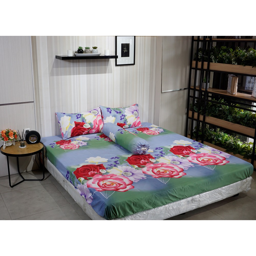 Idola Style Veronica Sprei 100 / 120 Micro Print Tinggi 20 cm MP-8005