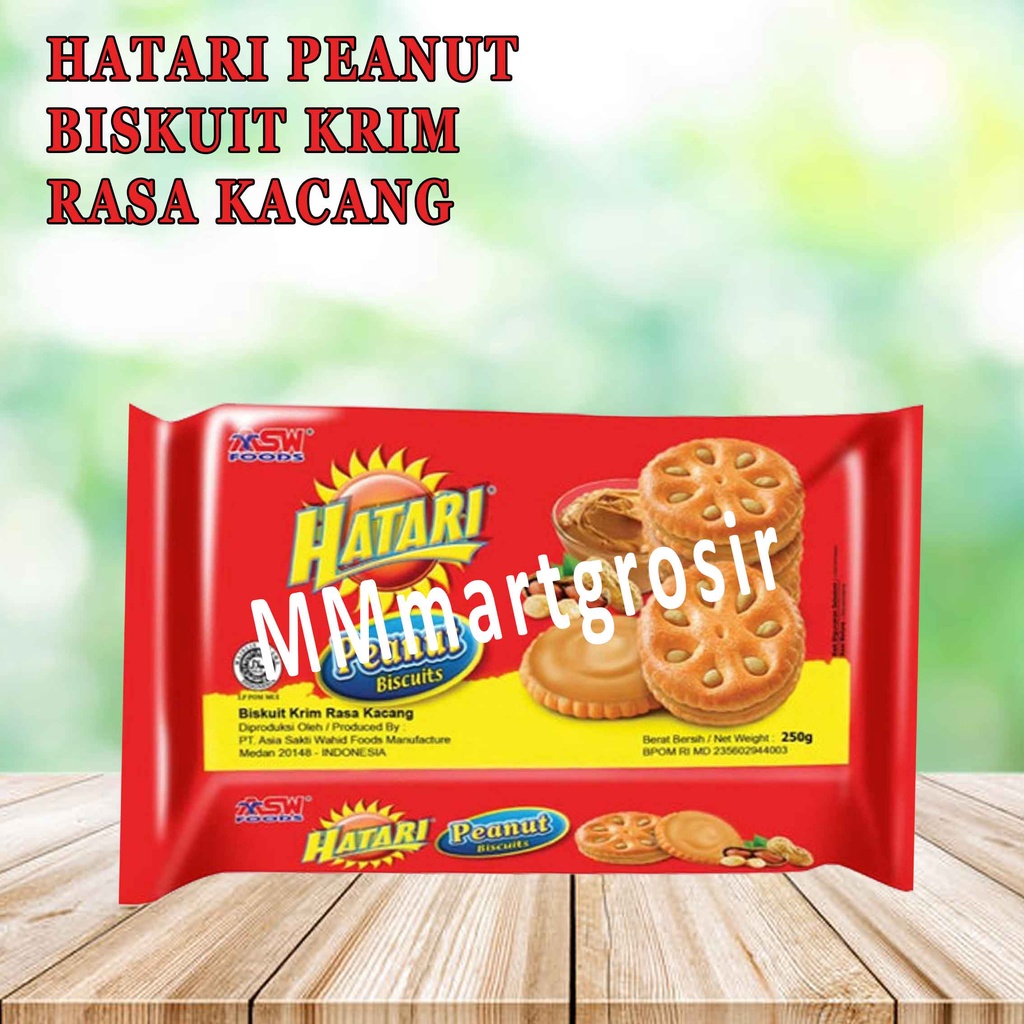 HATARI PEANUT BISCUITS 225g / BISKUIT