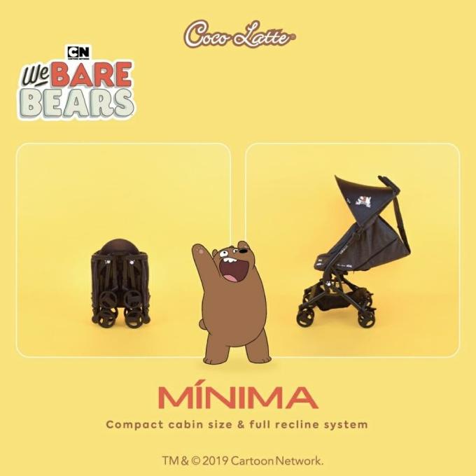 SALE NOW STROLLER COCOLATTE MINIMA X WE BARE BEARS WBB LIMITED EDITION