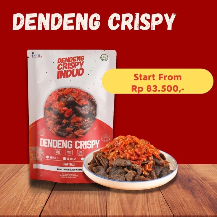 

12.12 Promo Brand Dendeng Sapi Crispy / Kering Indud 125 Gram - 250 Gram gas !!