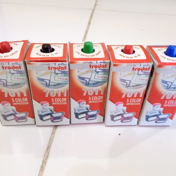 

BISA COD Tinta stempel TRODAT 7011 ORIGINAL MERAH,BIRU,HITAM,HIJAU 25ml