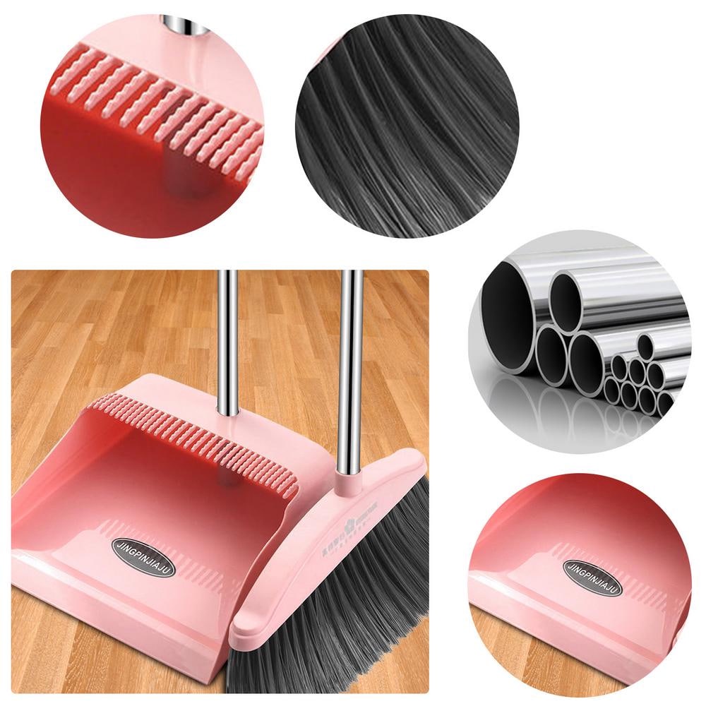 Broom Set Dustpan/ Set Sapu Pengki Alat Pembersih/ Sapu Lantai Pengki Set Dengan Serok Rambut