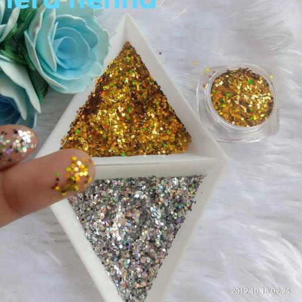 

Q92 Gliter kasar hologram nail art BIG PROMO ろ