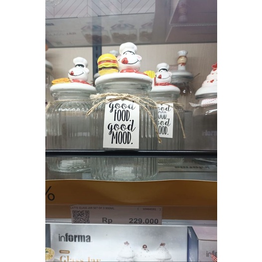 Sale storage jar / toples karakter informa