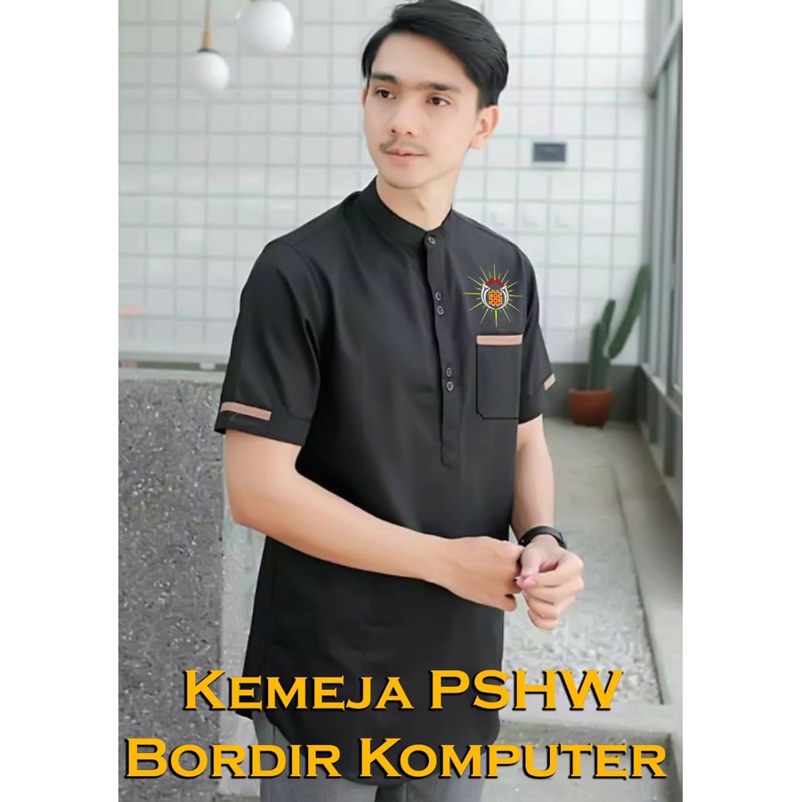 ATASAN KEMEJA PSHW || KEMEJA KOKO || KEMEJA BORDIR || ATASAN