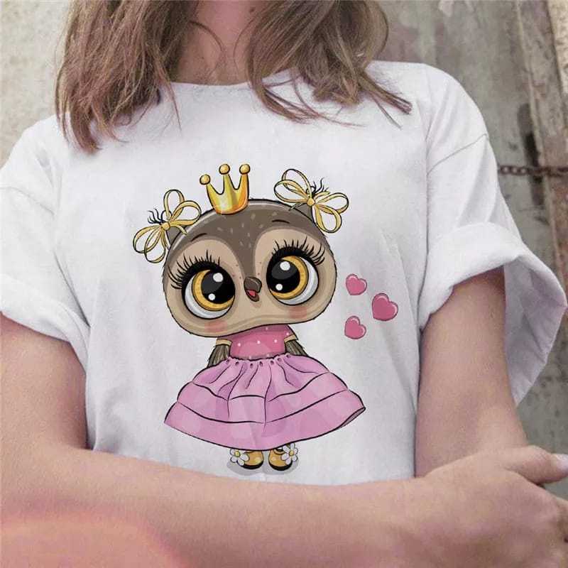 MYSTIQUE.ID-BAJU KAOS BABY OWL CUTE TSHIRT LUCU KEREN DAN AESTETIC