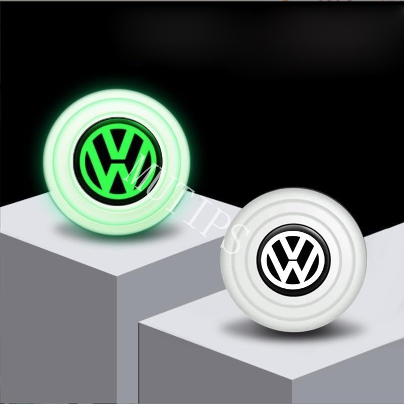 Volkswagen 4per8 /12 /16Pcs New Luminous Type Car Door Trunk Anti Shock Tabrak Pad Silikon Stiker Mengurangi Kebisingan Penyangga Universal Untuk mk7 Scirocco Beetle Polo Golf mk3 mk6 Passat B5