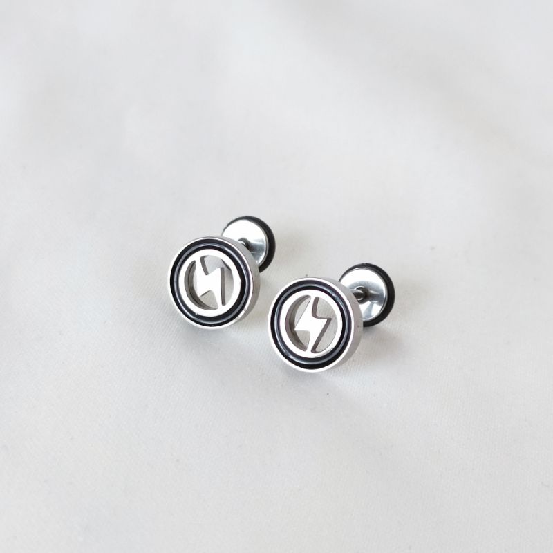 Anting Roda Fashion Titanium Harga Satu Buah/1Pcs  Pria dan Wanita