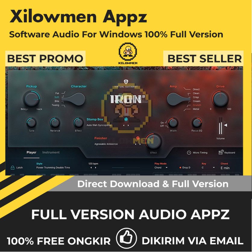 [Full Version] uJAM Virtual Guitarist IRON2 Pro Lifetime Audio Software WIN OS