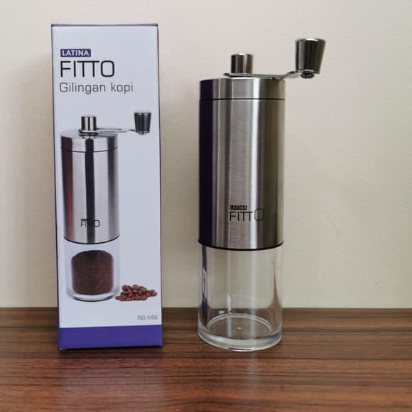 ➻ Latina Fitto Mini Manual Coffee Grinder Penggiling Kopi grinder Kopi Handy coffee Grinder Kopi ✱