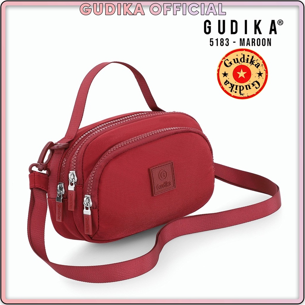 Tas Wanita GUDIKA 5183 - tas selempang cewek import original termurah - waterproof - fashion - travel bag - tas bahu - sling bag - shoulder bag - tas mini