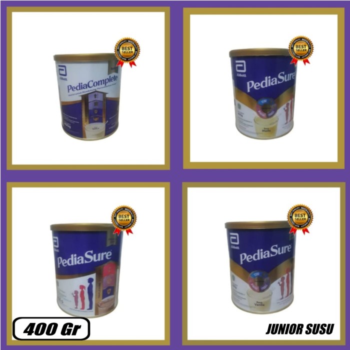 

[ COD ] PEDIASURE COMPLETE / PEDIASURE TRIPLE SURE MADU COKLAT VANILA 400 GR - PEDIA COMPLETE