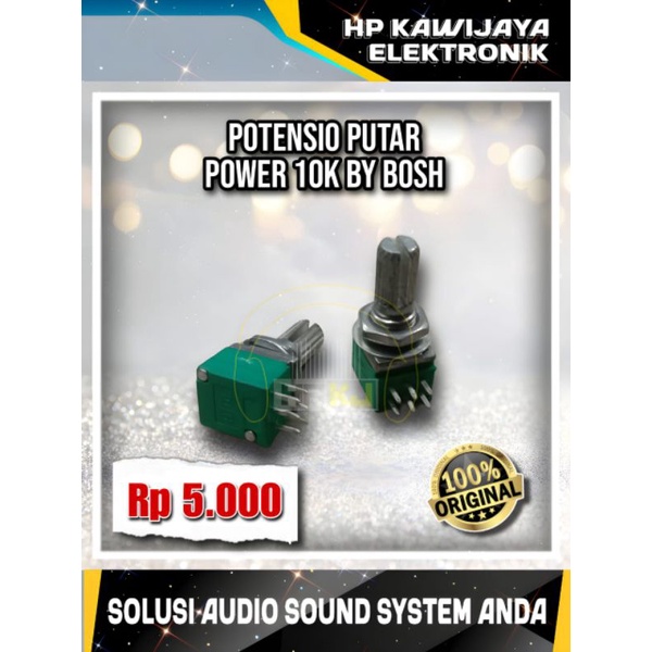 (2pcs) Potensio Power Putar 10K potensio power putar 10k