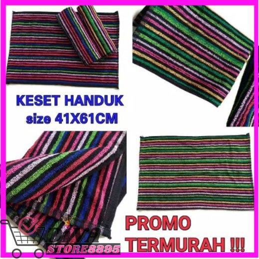 Keset Handuk Kecil Salur 40x60 cm Murah divastore