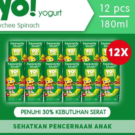 

♠ Yogurt Heavenly Blush YO! Lychee Spinach [12 x 180 ml] ✦