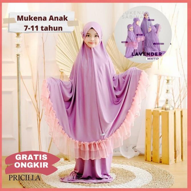 Mukena Anak 1-12 Tahun Rukuh Mukenah Anak Adem