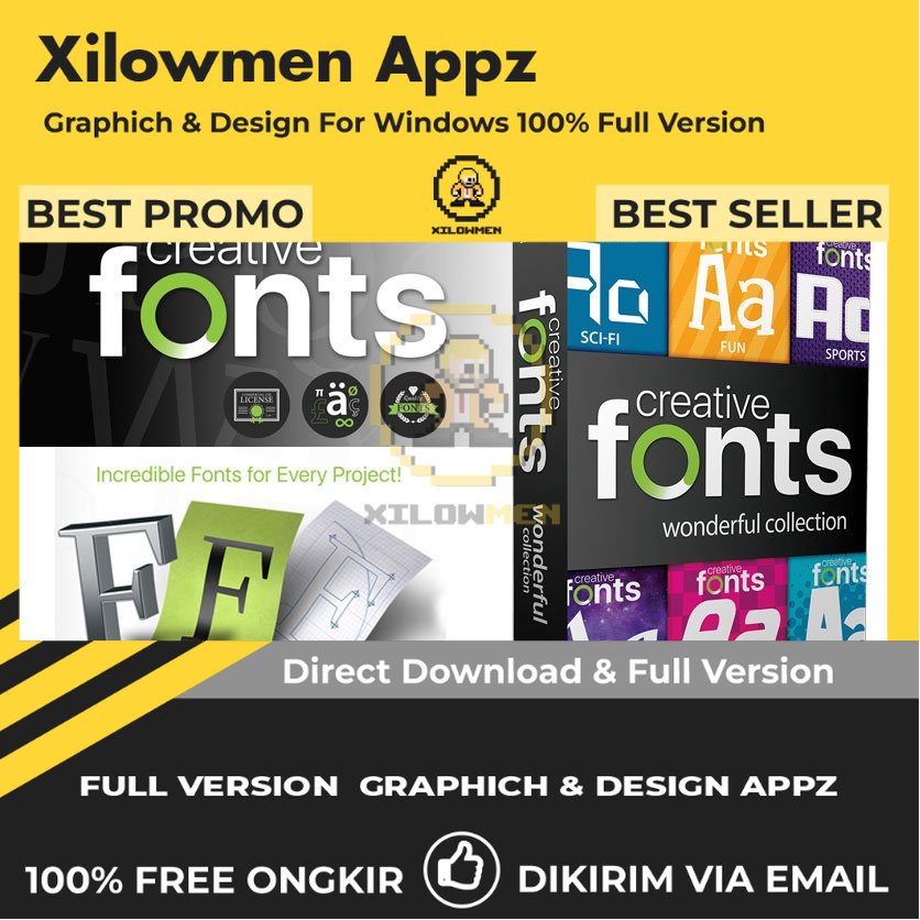 [Full Version] Summitsoft Creative Fonts Collection 2022 Pro Design Graphics Lifetime Win OS - Koleksi Font Kreatif untuk Desain