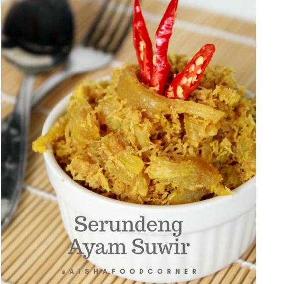 

➹ SERUNDENG AYAM SUWIR, AYAM POTONG 1EKOR DLL ♩