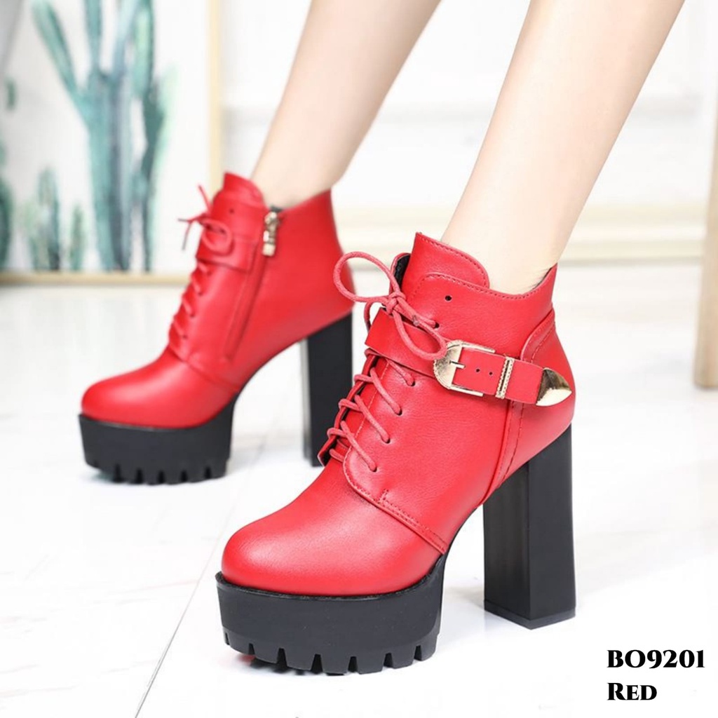 PRF Sepatu Boots High Block Korea BO9201