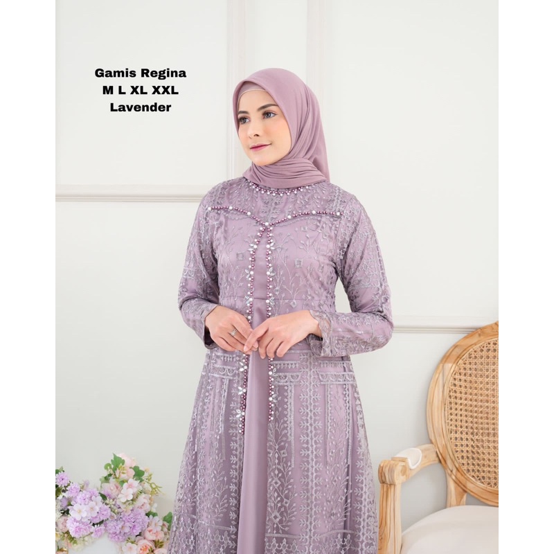 AZURAH SCRAF // GAMIS MODERN / GAMIS REGINA KEBAYA WISUDA MODERN / DRESS PESTA BROKAT / GAMIS KONDANGAN TERBARU BAHAN TILE MIX VELVET / DRESS KEBAYA PAYET MEWAH /GAMIS PAYET MODERN