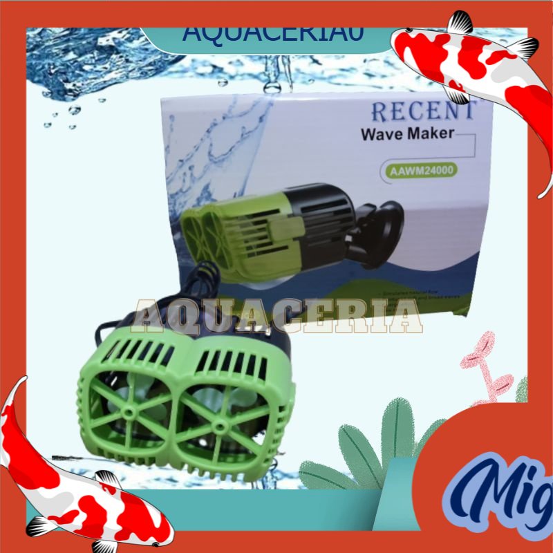 WAVE MAKER AQUARIUM KOLAM RECENT AA 24000 POMPA PEMBUAT ARUS AQUARIUM KOLAM